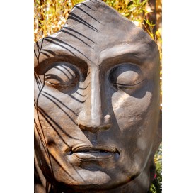 Statue de masque design Visage | Carole la Porte à Côté