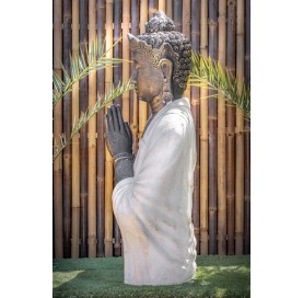 Statue bouddha half praying 150cm
