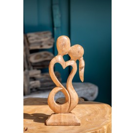 Statuette couple coeur
