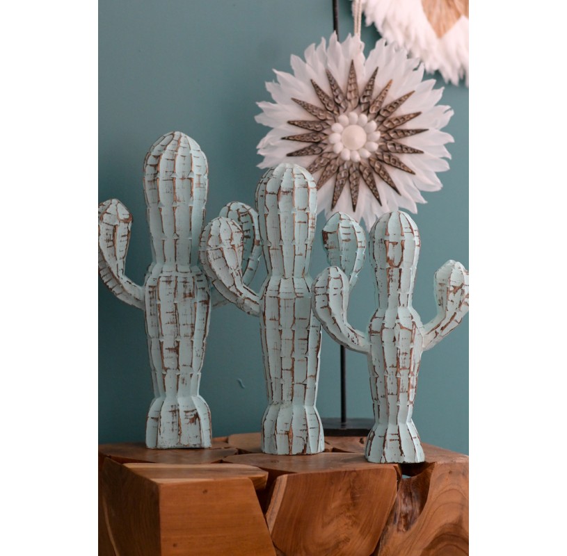 Cactus en bois