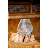 Verre soufflé simple sur...