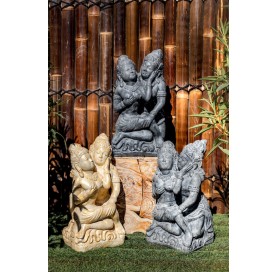 Statue de jardin Rama et Sita couple | Carole la Porte à Côté