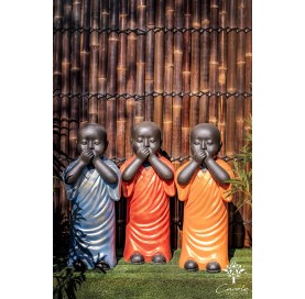 Statue de jardin Shaolin debout | Carole la Porte à Côté