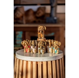 Set figurines éléphants de la sagesse | Carole la Porte à Côté