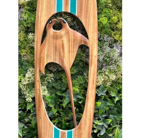 Planche de surf raie sculptée