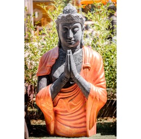 Statue bouddha half praying 150cm