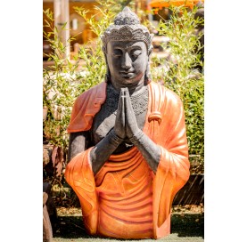 Statue bouddha half praying 150cm