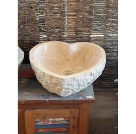 Vasque marbre coeur