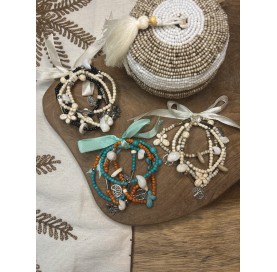 Lot de bracelets en perles | Carole la Porte à Côté