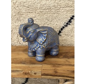 Eléphant Thaï coloré 30cm