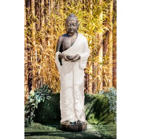 Statue bouddha debout offrande