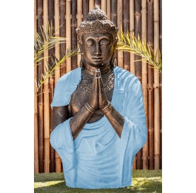 Statue bouddha half praying 150cm