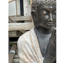Statue bouddha half praying 70cm