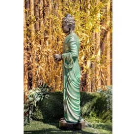 Statue bouddha debout offrande