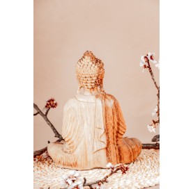 Statuette bouddha assis 26cm