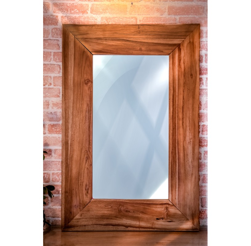 Miroir En Teck 120cm