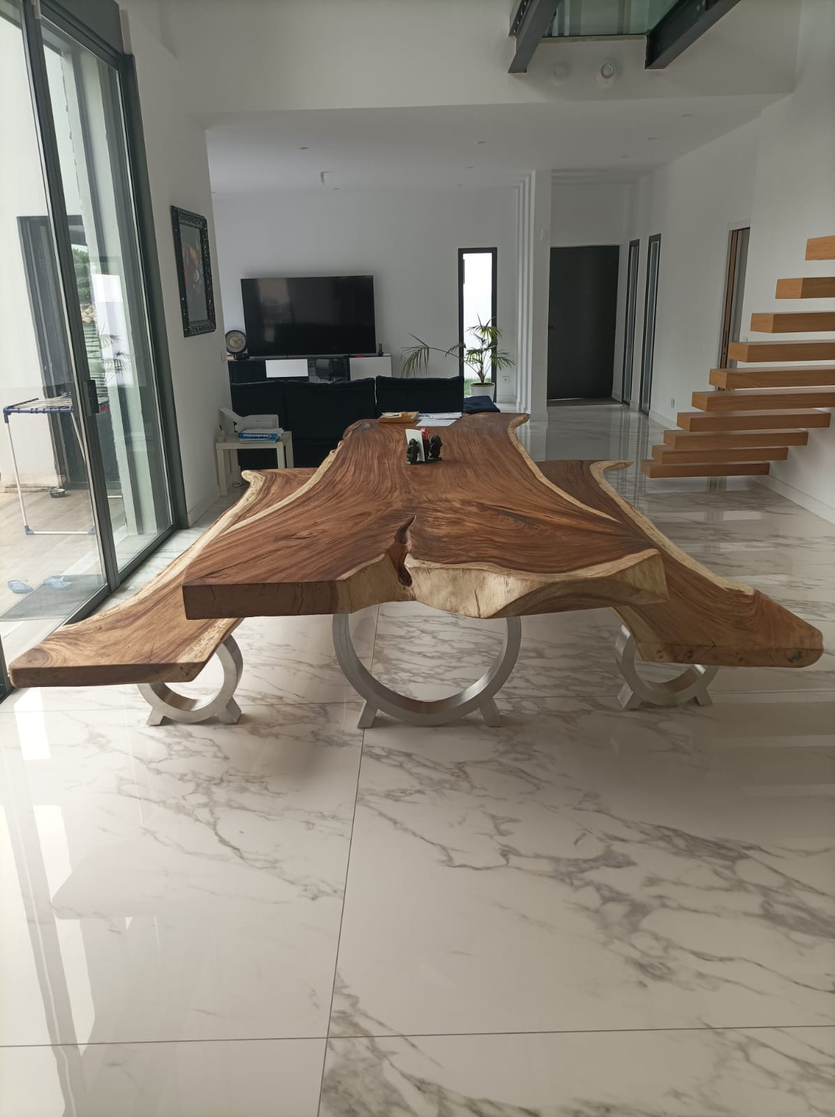 Plateau en suar 220-240cm