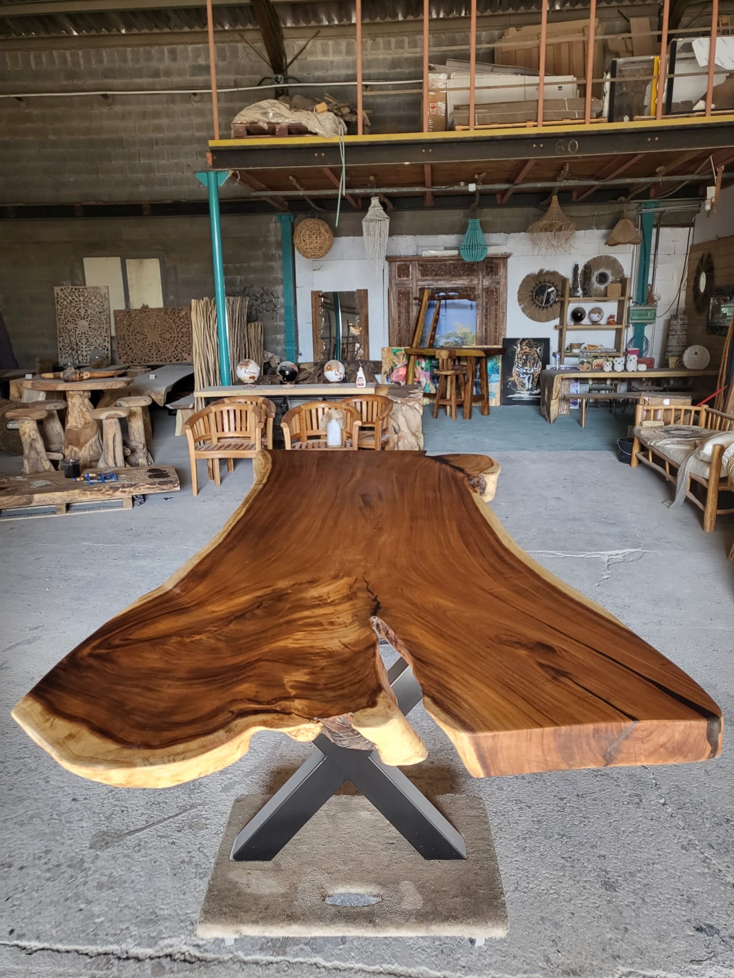 Plateau en suar 260-280cm