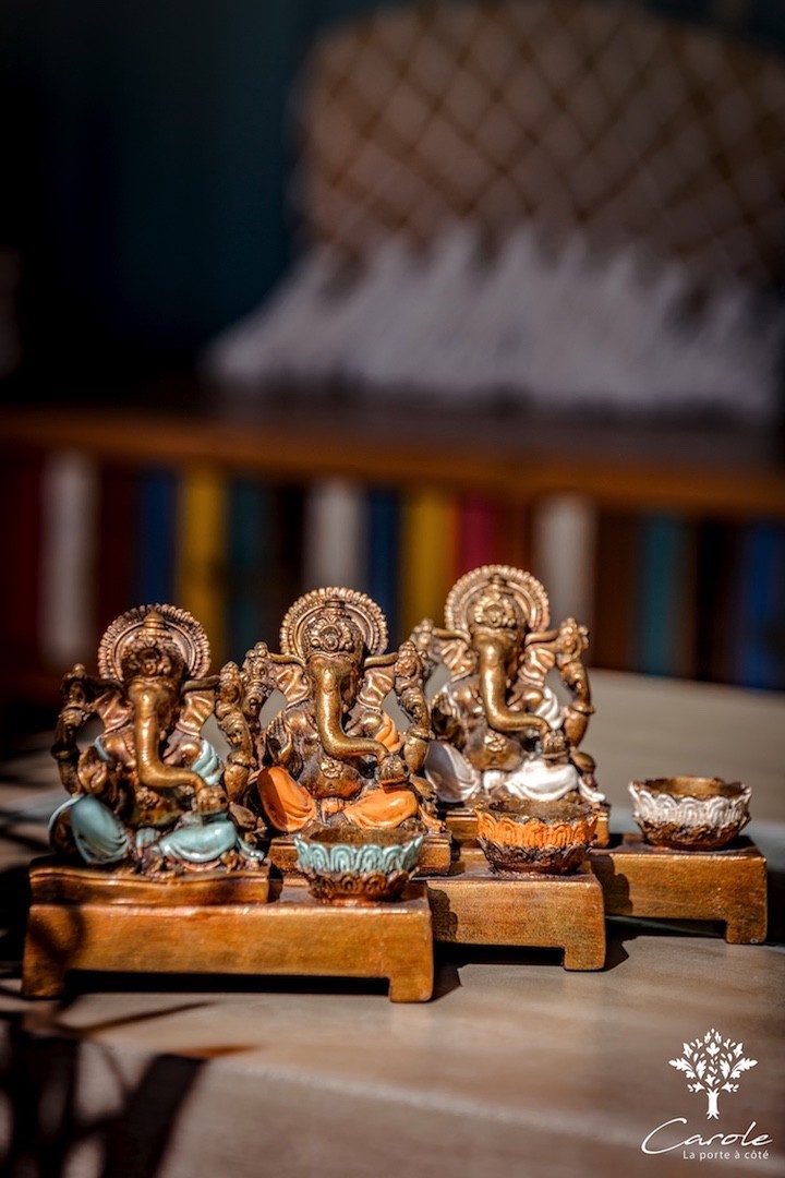 Bougeoir Ganesh 15cm