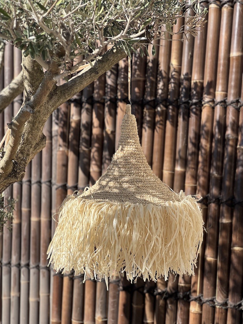 Suspension en rotin Marine