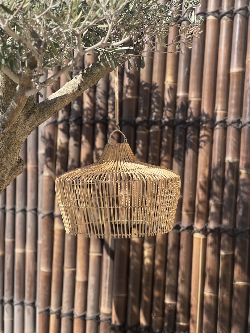 Suspension en rotin Zoé