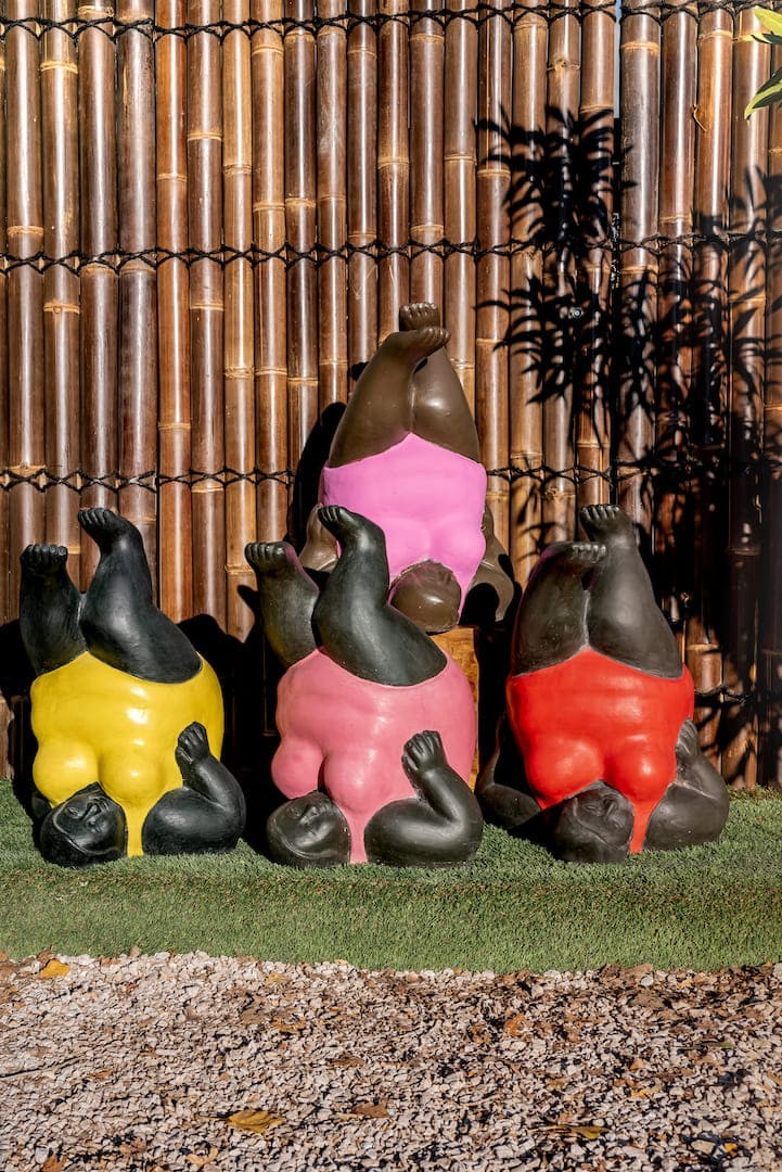 Baigneuse colorée chandelle