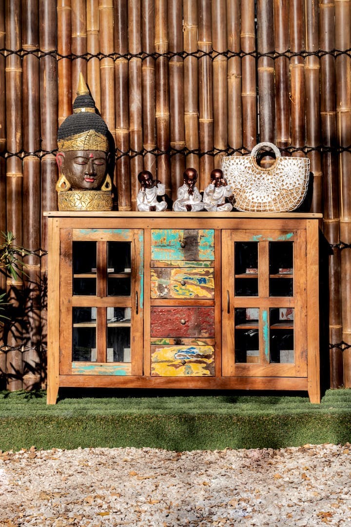 Buffet en bois recyclé