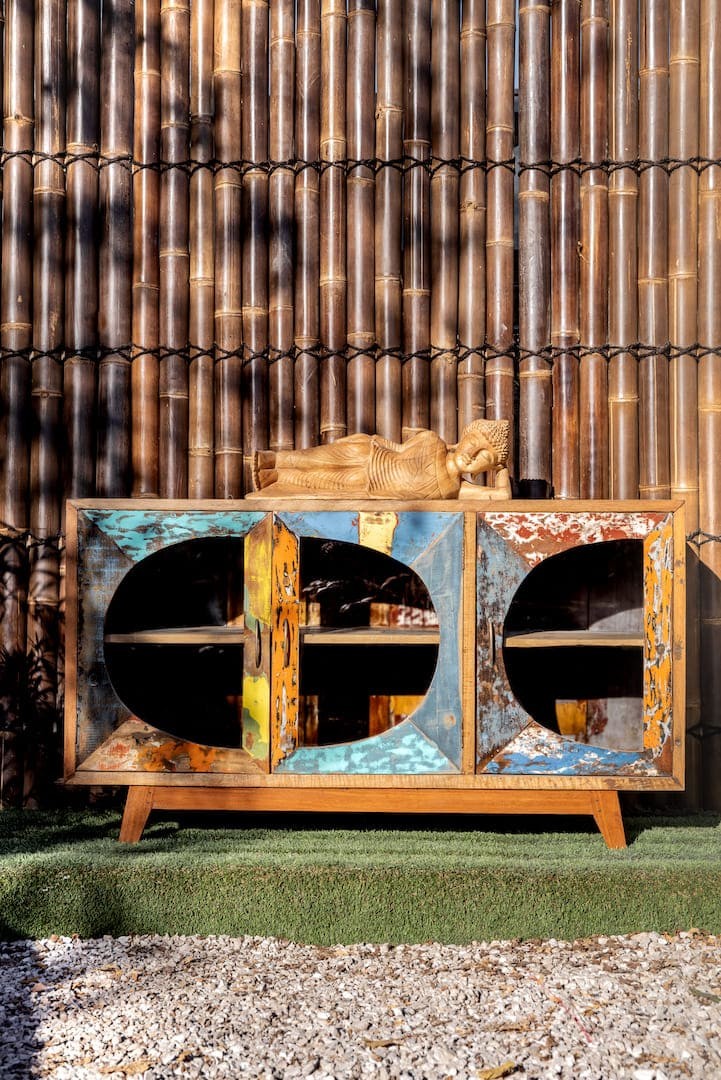 Buffet en bois recyclé