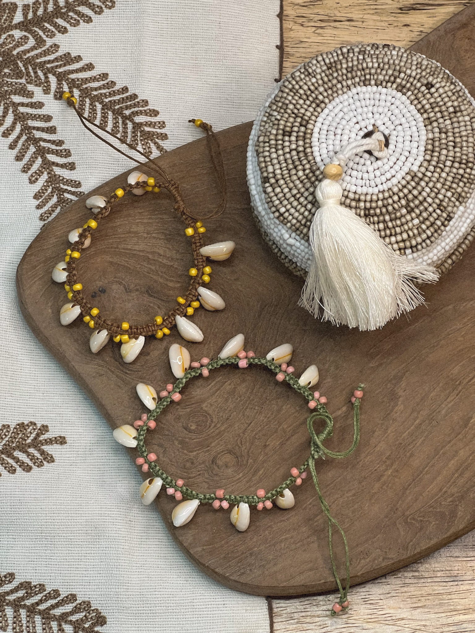 Bracelet coquillages