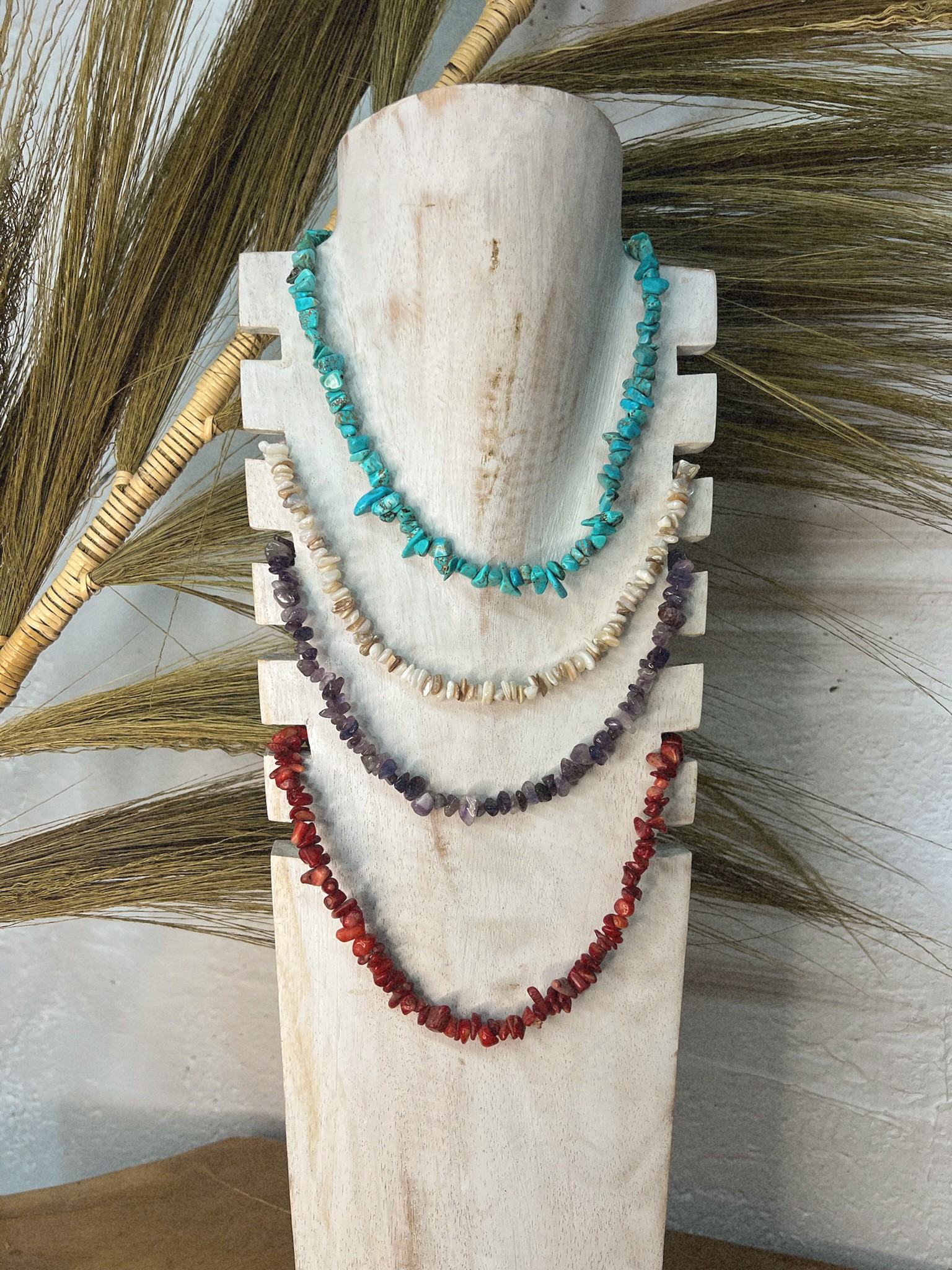 Collier en pierres naturelles