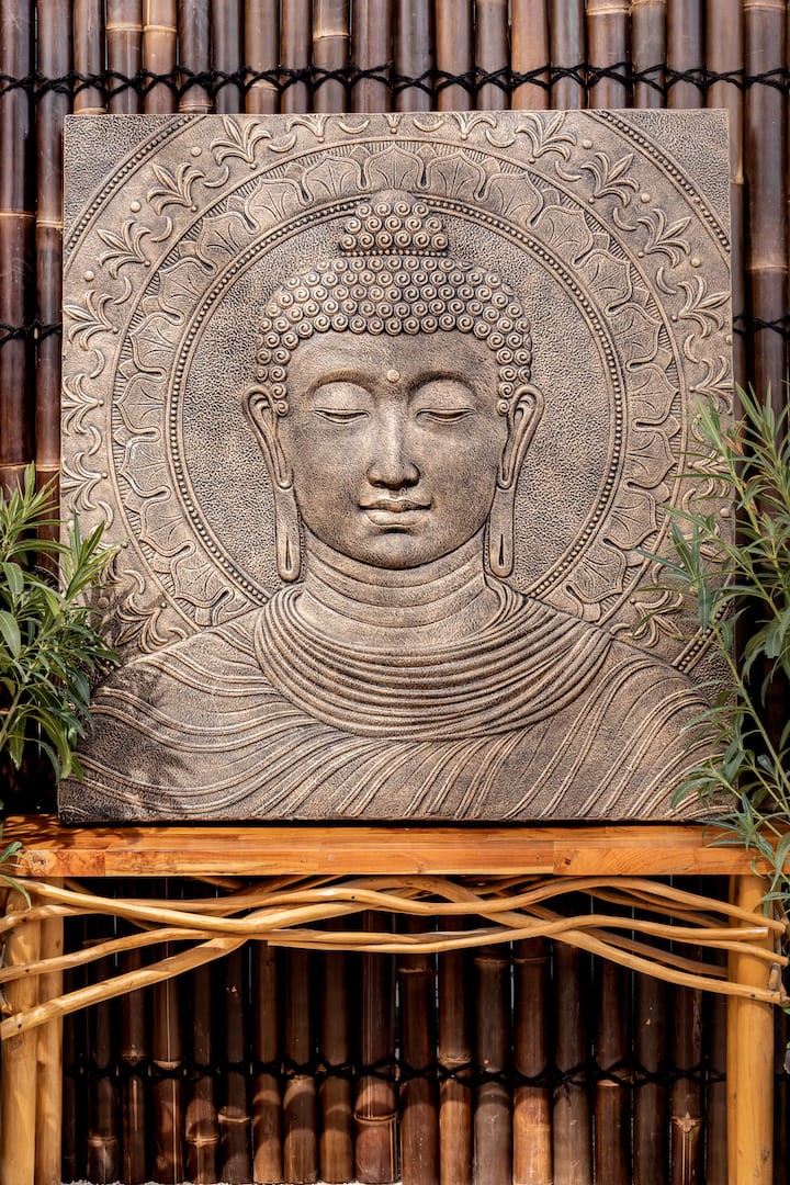 Plaque murale rayonnante