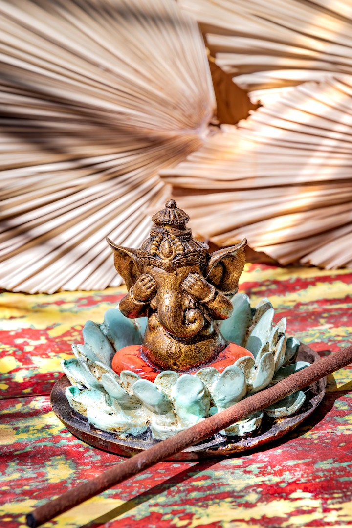 Coupelle encens ganesh 11cm